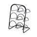 Compactor Metal Wine Rack for 6 Bottles - Black