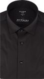 OLYMP Luxor 24/Seven modern fit overhemd - zwart tricot