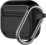 By Qubix Qubix AirPods 3 hoesje - TPU - Shock series - Zwart