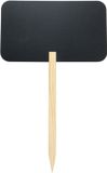 Merkloos Securit Krijtbordje - rechthoekig - op stok - H73 x D45 cm - met stift