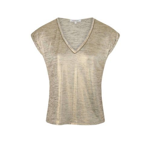 Morgan Gemêleerde Top - Beige