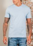 Hugo Boss Tales T-shirt Hommes 3XL Bleu Pastel Clair