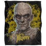 UNIVERSAL MONSTERS The Mummy Head Silky Touch Super Zachte Sprei Deken 152 x 127 cm