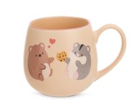 NICI Mymochi mok "Friends for Life" 400 ml Beige