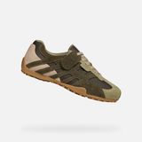 GEOX Sneakers - Maat 45 - Groen/Olijfgroen