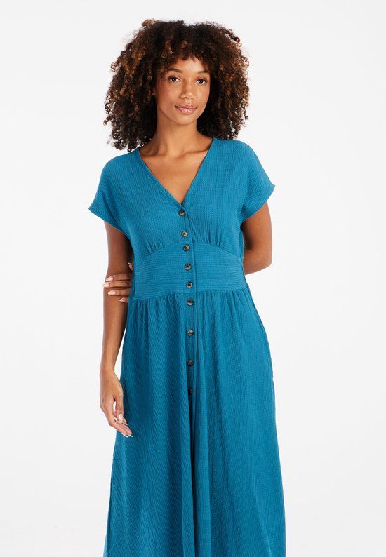 Protest PRTNieve - Midi-jurk Dames - Surfing Blue - M/38