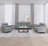 Maison Exclusive - Ensemble de canapés 3 pièces avec coussins, tissu gris clair