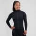Rogelli Essential II Femme Maillot de cyclisme à manches longues - Longue fermeture éclair - Noir