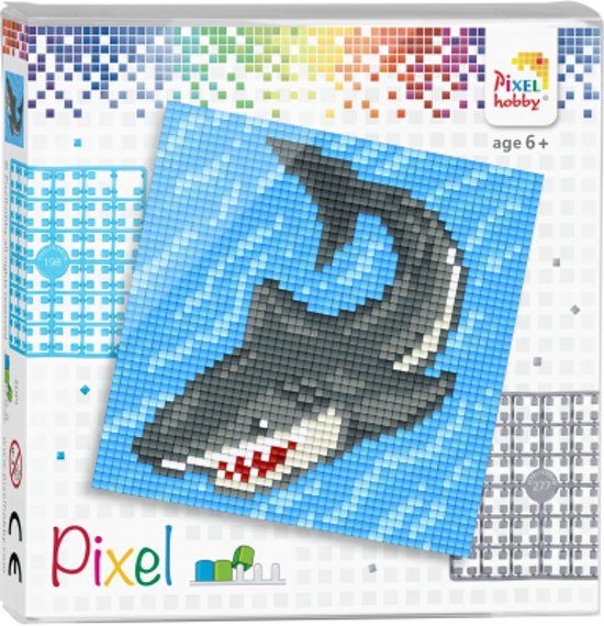 PIXELHOBBY Complete Pixel Set Haai - 8718468544005