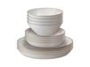 Denby Service de table Kiln Coral Corail-beige, 12 pièces