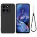 Motorola Coque Motorola Moto G Stylus 5G (2025) en silicone liquide avec dragonne - Noire