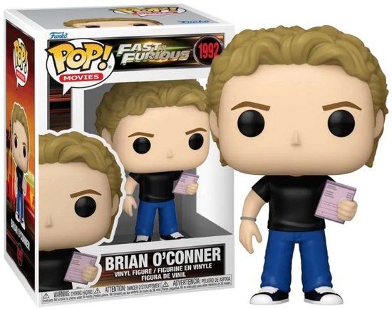 Funko Fast & Furious Brian O'Conner vinylfiguur 1992 Unisex Funko Pop!