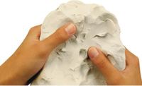 Clementoni Argile Blanche pour Modelage, 1 kg, Créateur de Talents, Dès 6 ans