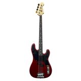 Lakland Skyline 44-51 Candy Apple Red Gloss elektrische basgitaar