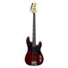 Lakland Skyline 44-51 Candy Apple Red Gloss elektrische basgitaar