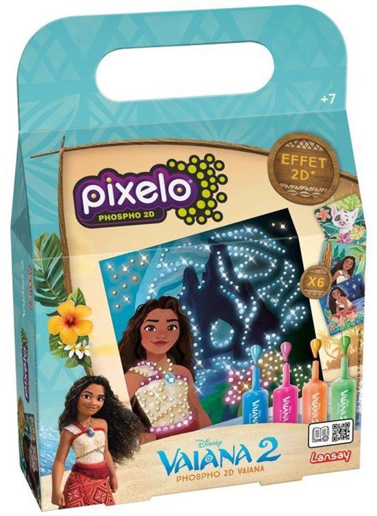 Lansay Pixelo Phospho 2D Vaiana - 7 jaar