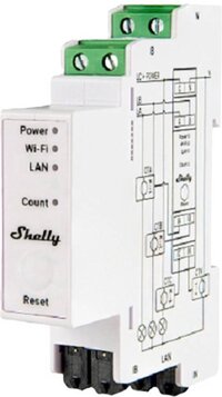 Shelly Pro 3EM Elektriciteitsmeter - WiFi & Bluetooth - 120A