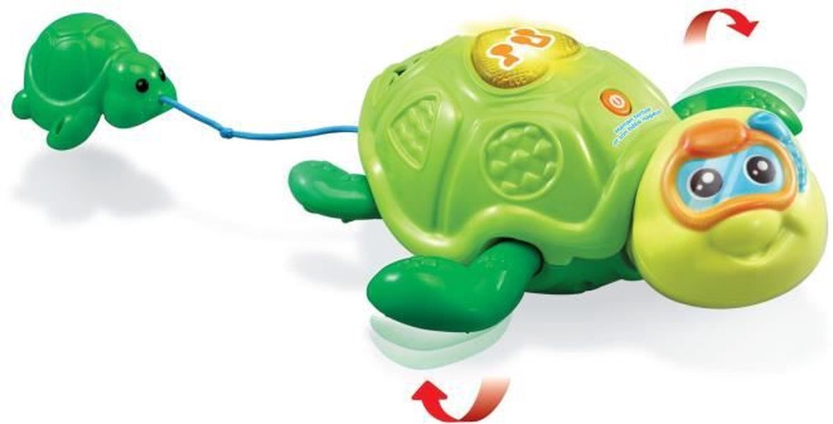 VTech Baby schildpad badspeelgoed, meerkleurig, 0