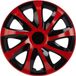 DRÄCO Draco Wieldoppen 15 "NRM DRACO 4 stuks - Rood met Zwart