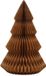 Mica Decorations Papieren Kerstboom - Opvouwbare Kunstkerstboom - H152 x Ø104 cm - Kerst Decoratie - FSC Mix - Bruin