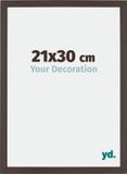 Your Decoration - Cadre photo 21x30 cm - MDF - Chêne Foncé - Mura
