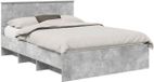 vidaXL Bedframe Betongrijs 150 x 200 cm bewerkt hout