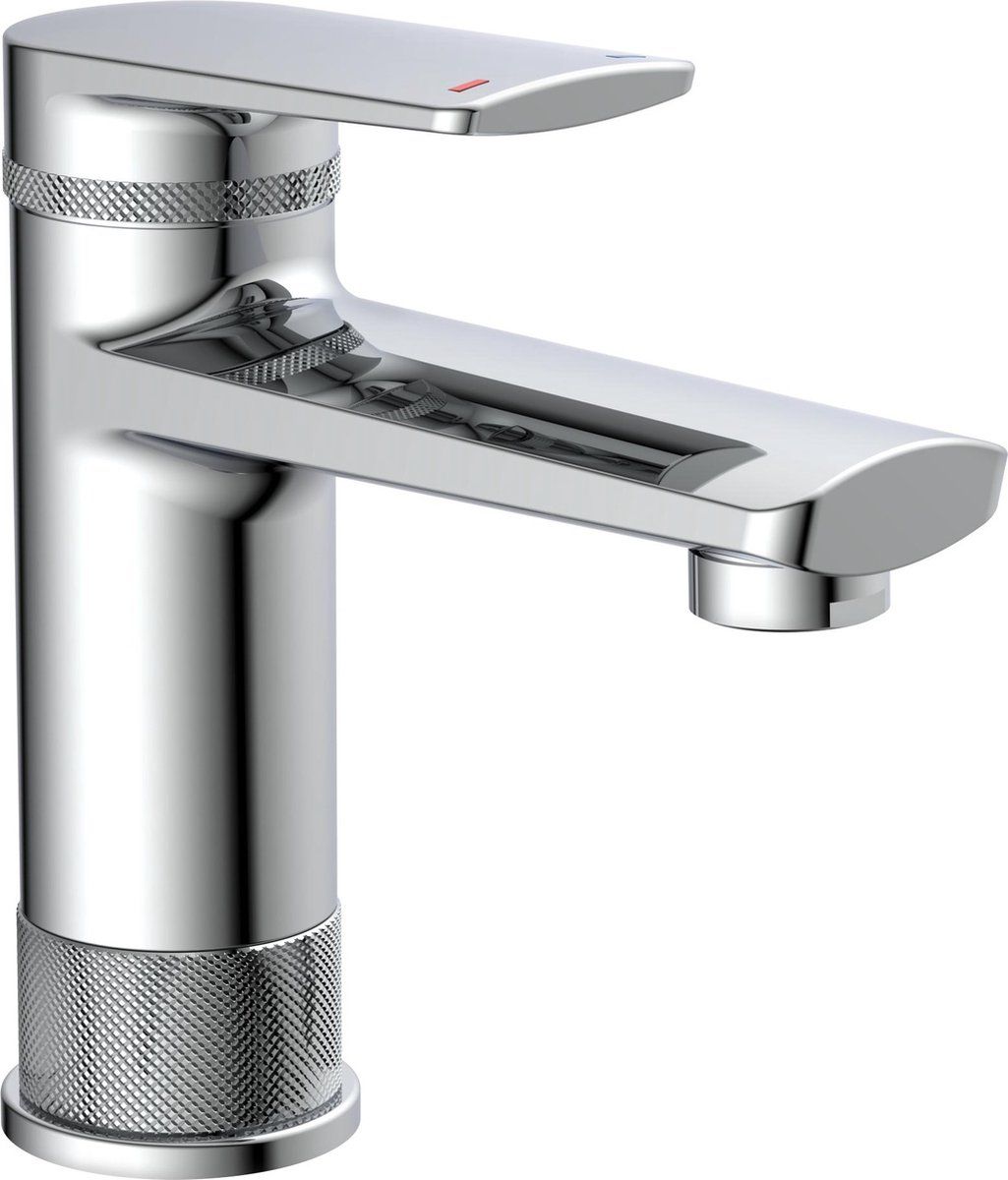 Schütte Liverpool Wastafelkraan - Mengkraan - Chroom - Metaal