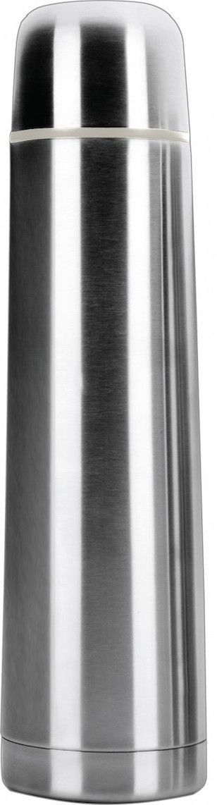 Ibili Thermosfles - RVS - 1L - Dubbelwandig - Drukknop