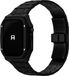 Reqior Apple Watch 45mm Kast met Stalen Band (Zwart)