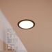 EGLO connect.z Fueva 6-Z Smart Inbouwspot - Badkamer/Buiten - LED - Ø 16.8 cm - Zwart - Instelbaar RGB & wit licht - Dimbaar - Zigbee