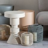 3198 Lykta Kaarshouder Beige 24 x 24 x 23 cm Ijzer