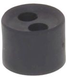 Wiska 10110903 MFD 16/02/045 Meervoudig dicht-inzetstuk Slagvast, Met trekontlasting M16 Kunststof Zwart (RAL 9005) 25 stuk(s)