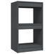 vidaXL Boekenkast 40x30x71,5 cm massief grenenhout grijs