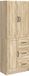 vidaXL Set de caisses 2 pcs chêne Sonoma bois composite