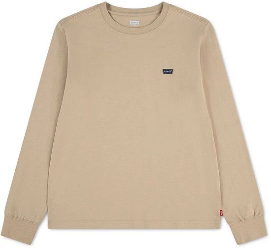 Levi's Kids T-shirt Met Lange Mouwen Beige