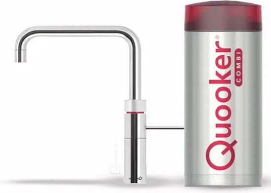 Quooker Fusion Square Keukenkraan - Chroom - COMBI Reservoir