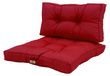 Coussin pour salon de jardin capitonné 60x60cm rouge