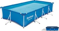 Merkloos / Sans marque Bestway Steel Pro Metal Frame Pool 300x201x66 cm + Intex afdekhoes