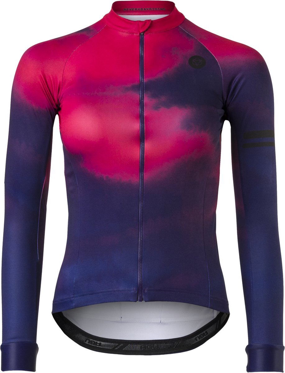 AGU Aqua Fietsshirt Lange Mouwen Trend Dames - Paars - XXL