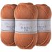 Utopia Crafts DK Double Knitting Yarn 3x 100g (Potters Clay)