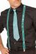 Wilbers & Wilbers Bretels blauw pailletten