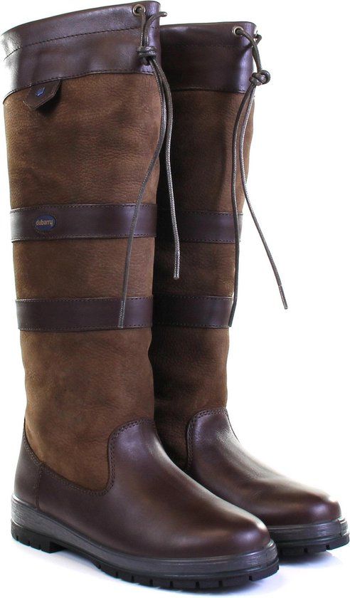 Dubarry Dames Hoge Laarzen Galway - Bruin - Maat 39