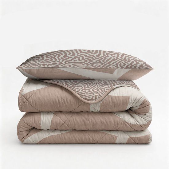 Sleeptime 2 in 1 Dekbed zonder Overtrek Shapes - 140 x 200 cm - Anti-allergie