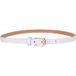 MIRROSI Ledergürtel Damen Gürtel Echtleder, Made in Italy, 18mm breit