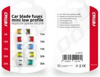 AMiO Auto bladzekeringen mini laag profiel 10 stuks