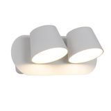 BARCELONA LED KOP-2 LED Wandlamp 12W Draaibaar 3000K Wit
