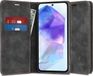 Techsuit Hoesje geschikt voor Samsung Galaxy A55 - Confy Book Wallet Case - Noir