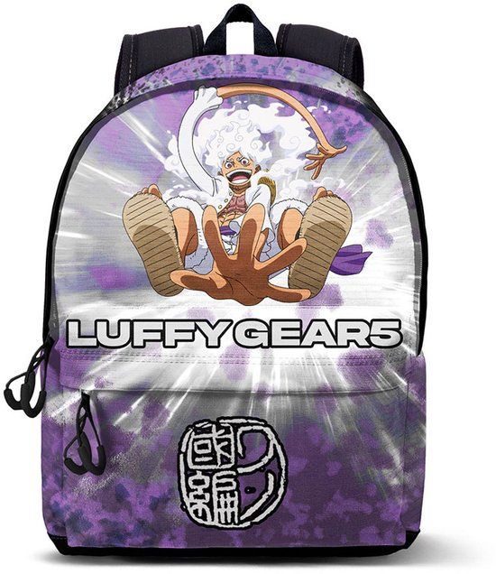 One Piece Schoolrugzak One Piece Multicolor Polyester Ritssluiting Kinderen Unisex