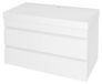 Kolpa NAOMI meuble de salle de bain avec lavabo, modèle OUN 80 WH