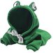 UKKO Hondenjas Warme Hond Winterkleding Leuke Fruit Hondenjas Hoodies Fleece Huisdier Honden Kostuum Jas Voor Bulldog Chihuahua-Groen, Xl